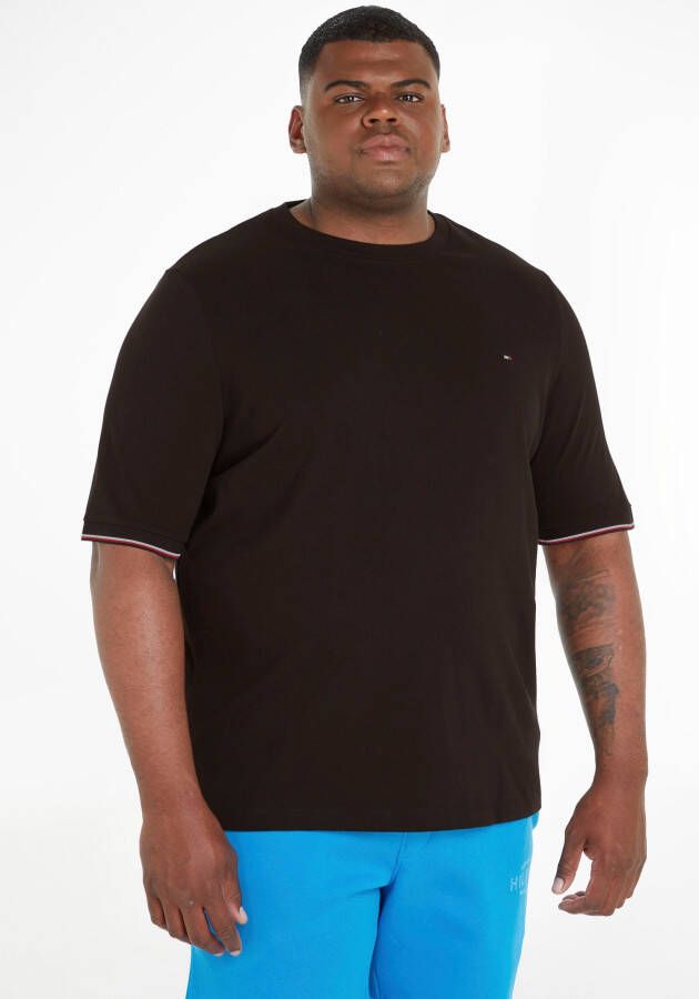 Tommy Hilfiger Big & Tall PLUS SIZE T-shirt met logostitching