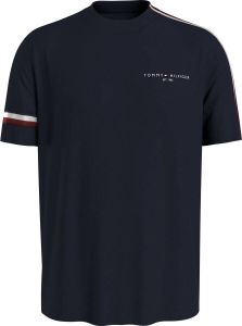 Tommy Hilfiger T-shirts and Polos Blue Blauw Heren