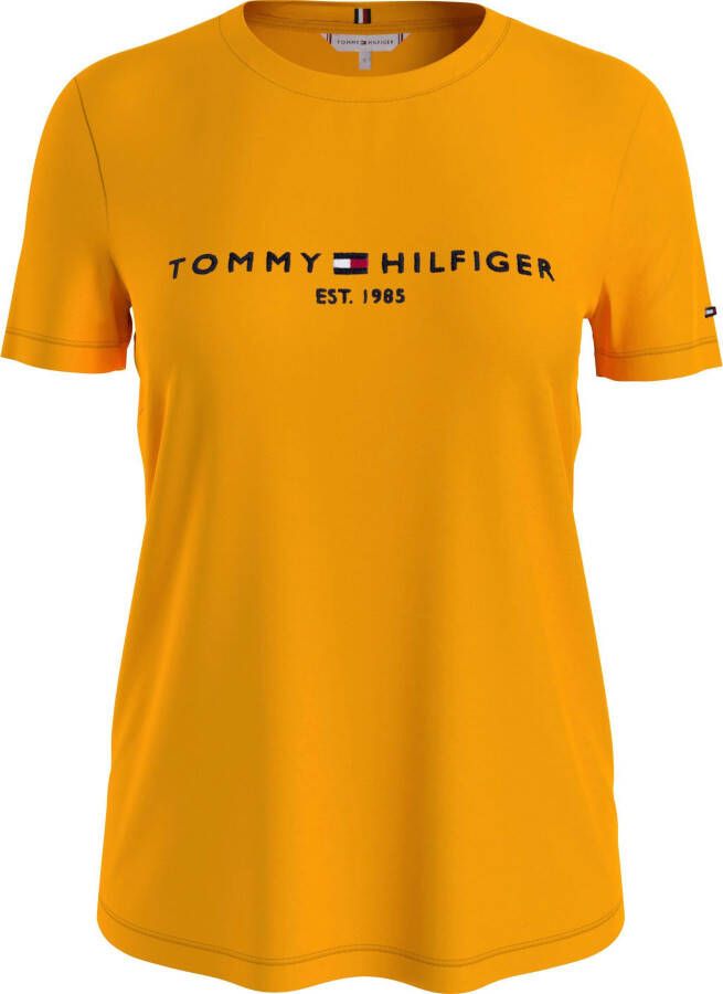 Tommy Hilfiger T-shirt REGULAR HILFIGER C-NK TEE SS met merklabel