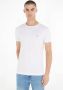 TOMMY HILFIGER Heren Polo's & T-shirts Core Stretch Slim C-neck Wit - Thumbnail 3
