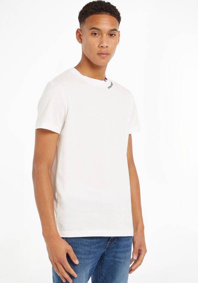 Tommy Hilfiger T-shirt met logostitching model 'PIQUE'