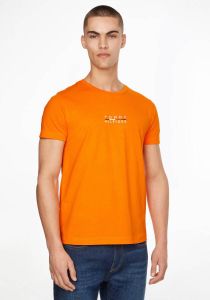 Tommy Hilfiger Oranje T shirt Square Logo Tee