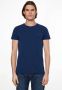 Tommy Hilfiger Donkerblauwe T-shirt Stretch Slim Fit Tee - Thumbnail 3