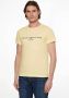 Tommy Hilfiger T-shirt van biologisch katoen lemon twist - Thumbnail 3
