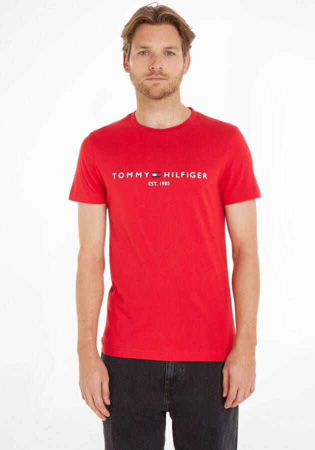 Tommy Hilfiger T-shirt Tommy Logo Tee van duurzaam katoen