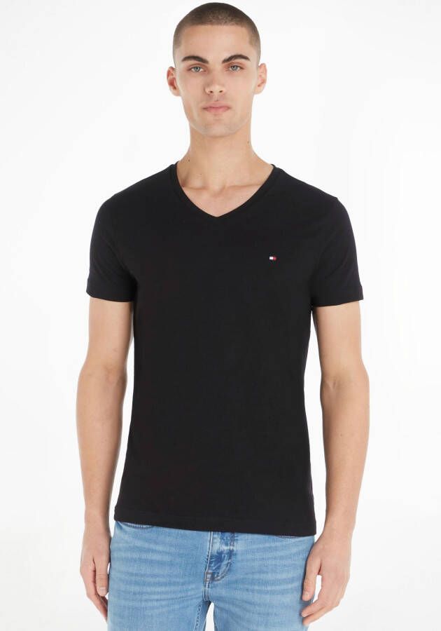Tommy Hilfiger Core Stretch Slim V-neck Shirt Heren