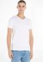 Tommy Hilfiger Slim Fit Stretch Katoenen T-Shirt White Heren - Thumbnail 2