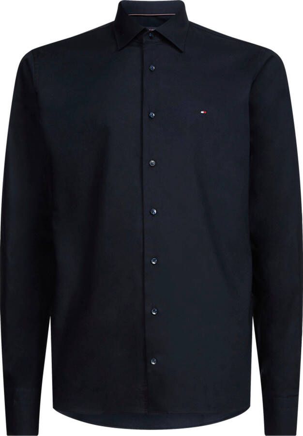 Tommy Hilfiger Tailored Regular fit zakelijk overhemd met logostitching