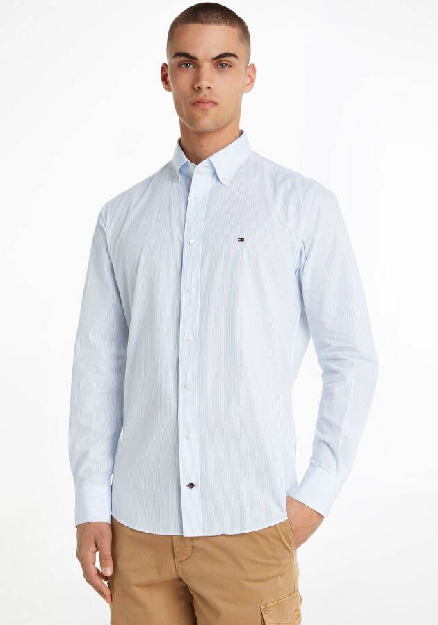 Tommy Hilfiger TAILORED Overhemd met lange mouwen CL ESSENTIAL STRIPE RF SHIRT van puur katoen