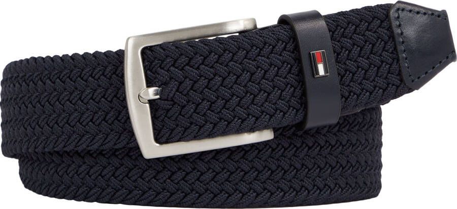 Tommy Hilfiger Stoffen riem met kabelpatroon model 'DENTON'