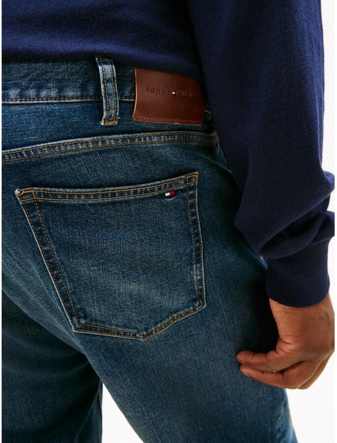 Tommy Hilfiger 5-pocket jeans BT-Madison Grote maten met lichte used-effecten