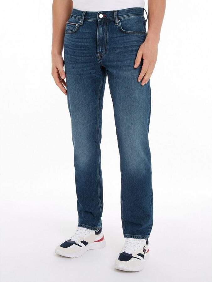 Tommy Hilfiger Mercer Regular Straight Jeans Blue- Heren Blue - Foto 8