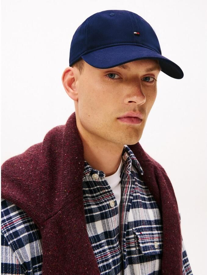 Tommy Hilfiger Baseball pet TH FLAG '85 SOFT 6 PANEL CAP met logo-borduring in grootte verstelbaar unisex