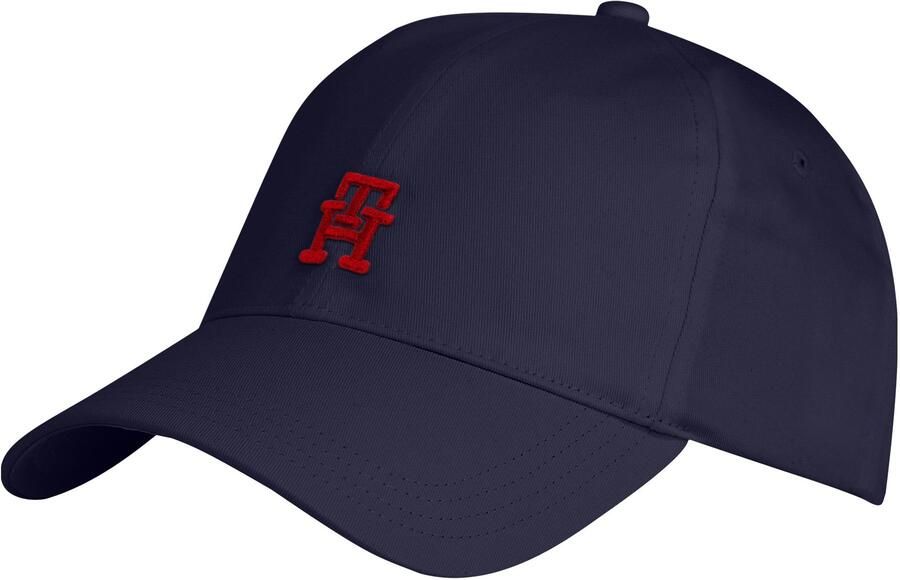Tommy Hilfiger Baseball pet TH IMD COLOR 6 PANEL CAP TH-logo geborduurd verstelbaar in maat logo op de achterkant UNISEX - Foto 4