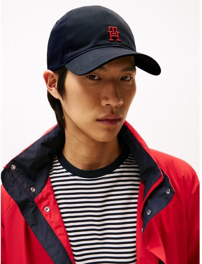 Tommy Hilfiger Baseball pet TH IMD COLOR 6 PANEL CAP TH-logo geborduurd verstelbaar in maat logo op de achterkant UNISEX - Foto 2