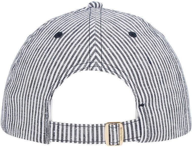 Tommy Hilfiger Baseball pet TH PREMIUM BEACH CAP Merklogo-embleem van metaal flexibel verstelbaar UNISEX - Foto 2