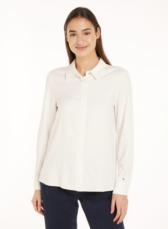 Tommy Hilfiger Blouse met lange mouwen met logovlag - Foto 10