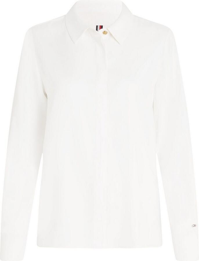 Tommy Hilfiger Blouse met lange mouwen met logovlag