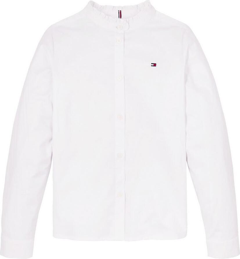 Tommy Hilfiger Blouse met lange mouwen RUFFLE COLLAR BLOUSE LS - Foto 3