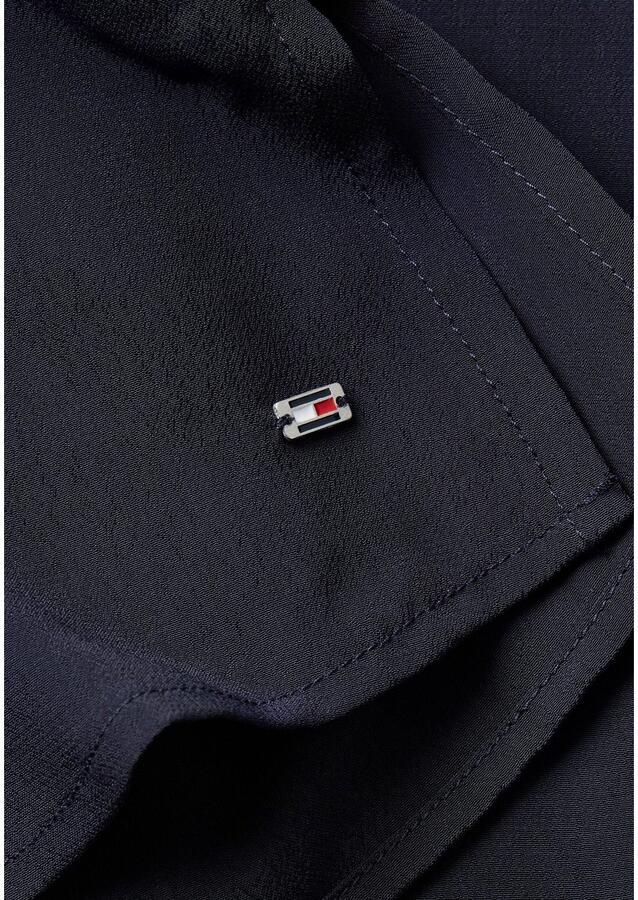 Tommy Hilfiger Blouse met lange mouwen VISCOSE CREPE V-NECK BLOUSE - Foto 4