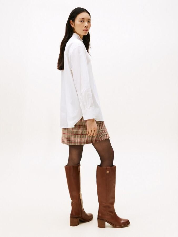 Tommy Hilfiger Relaxed fit overhemdblouse van puur katoen - Foto 4