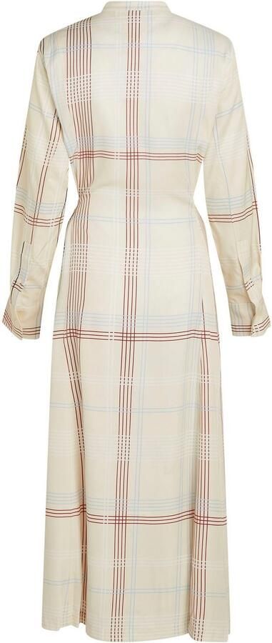 Tommy Hilfiger Blousejurk RWB CHECK FLUID MIDI DRESS (Global Serie TH VROUWEN) - Foto 6