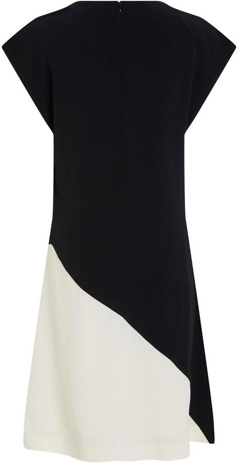 Tommy Hilfiger Knielange Casual Jurk met Kleurblokken Black Dames - Foto 4