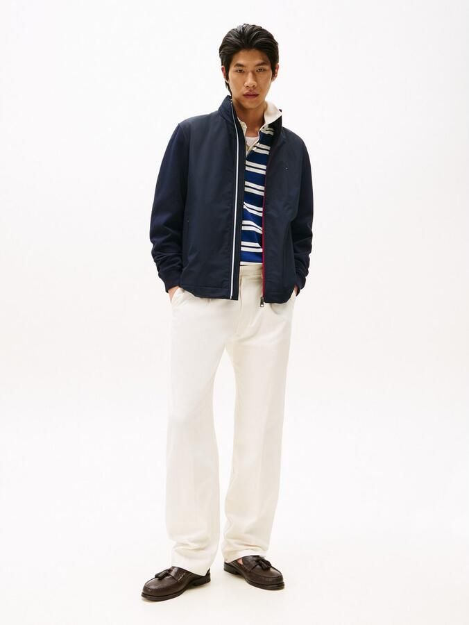 Tommy Hilfiger Blouson MIX MEDIA HARRINGTON Vrijetijdsjas overgangsjas contrasterende structuur op de mouwen - Foto 2