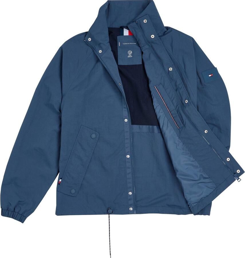 Tommy Hilfiger Blouson REGATTA JACKET waterafstotend hoog gesloten met opbergbare capuchon