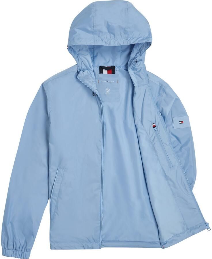 Tommy Hilfiger Blouson RWB HOODED JACKET Vrijetijdsjas overgangsjas elastische chetten waterafstotend