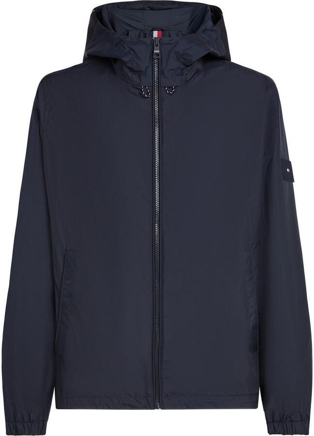 Tommy Hilfiger Blouson RWB HOODED JACKET Vrijetijdsjas overgangsjas elastische chetten waterafstotend - Foto 8