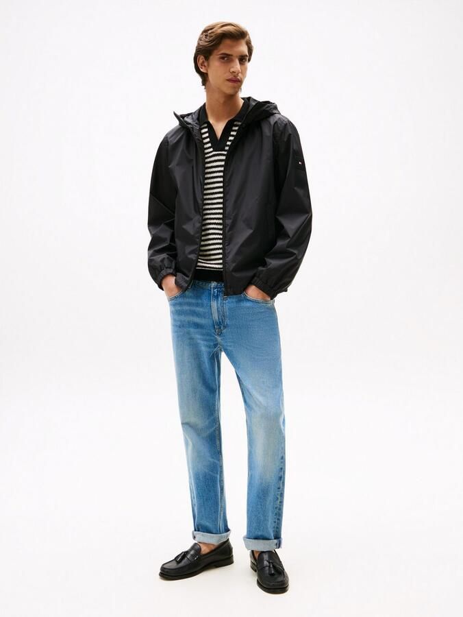 Tommy Hilfiger Blouson RWB HOODED JACKET Vrijetijdsjas overgangsjas elastische chetten waterafstotend - Foto 7