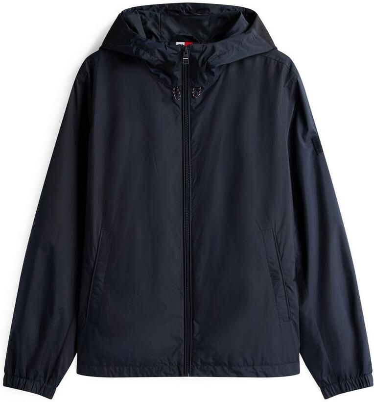 Tommy Hilfiger Blouson RWB HOODED JACKET Vrijetijdsjas overgangsjas elastische chetten waterafstotend - Foto 5
