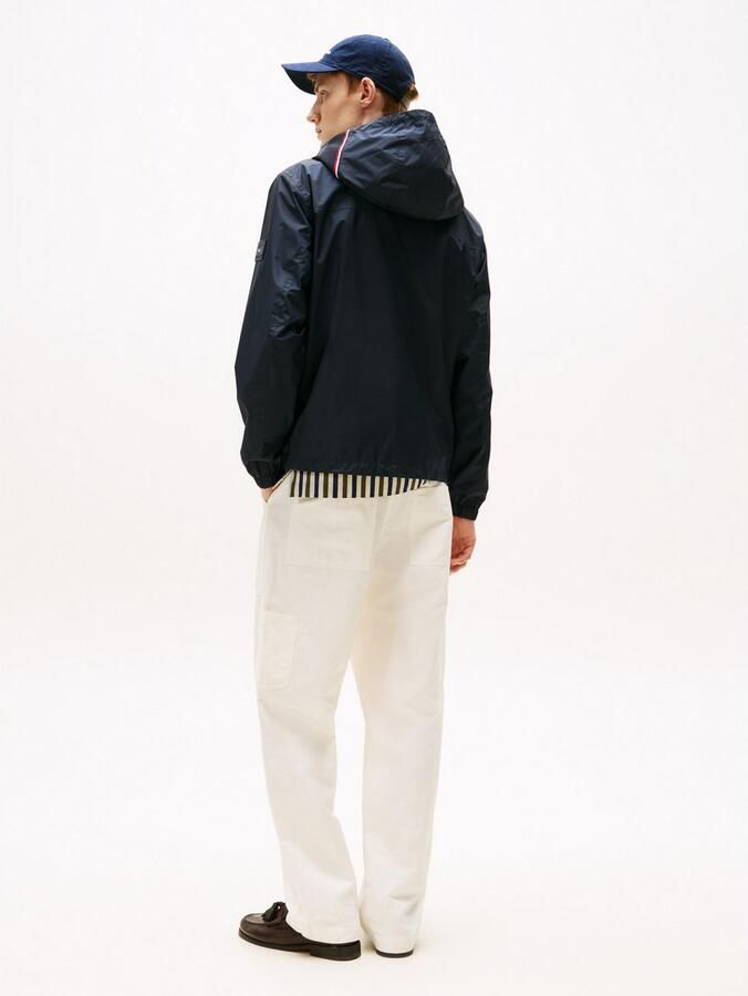 Tommy Hilfiger Blouson RWB HOODED JACKET Vrijetijdsjas overgangsjas elastische chetten waterafstotend - Foto 7