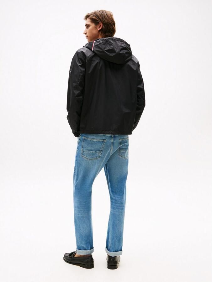 Tommy Hilfiger Blouson RWB HOODED JACKET Vrijetijdsjas overgangsjas elastische chetten waterafstotend - Foto 8