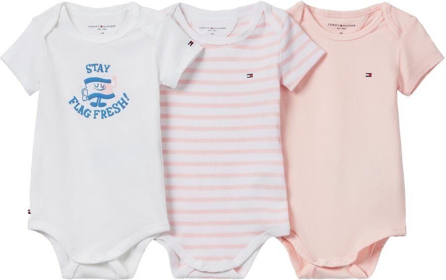 Tommy Hilfiger Body met korte mouwen 3 PACK BODY SS GIFTBOX (3-delig Set van 3) - Foto 6