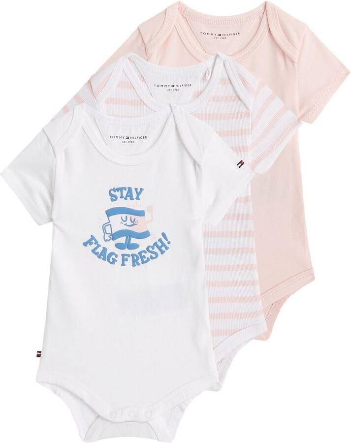 Tommy Hilfiger Body met korte mouwen 3 PACK BODY SS GIFTBOX (3-delig Set van 3)