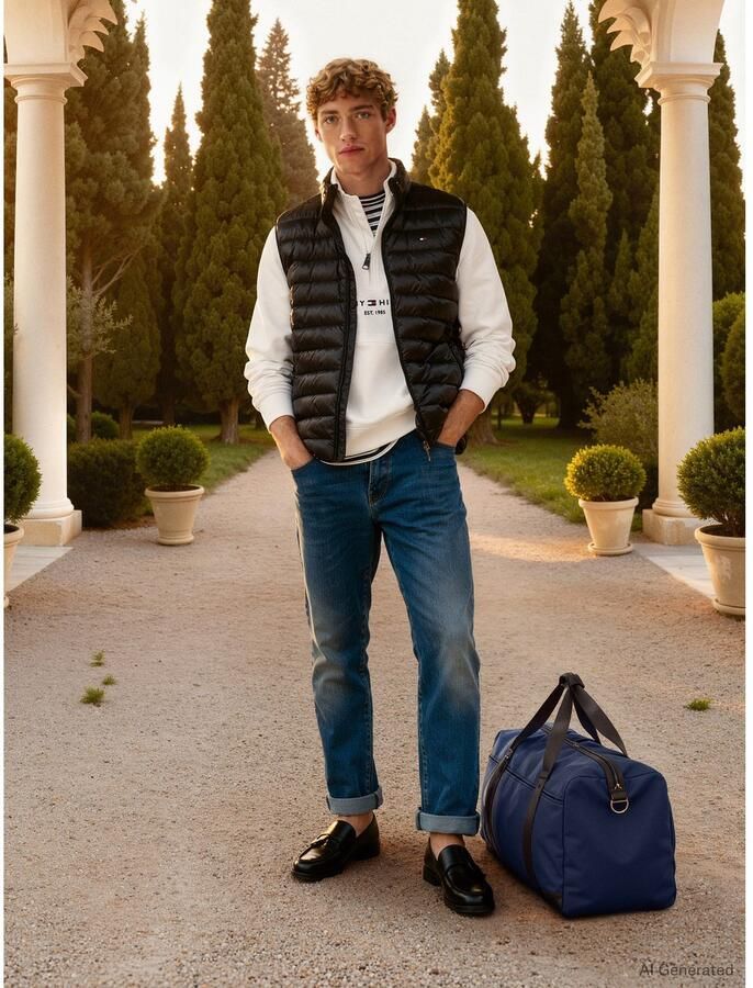 Tommy Hilfiger Bodywarmer met ritszakken Model 'CORE PACKABLE'