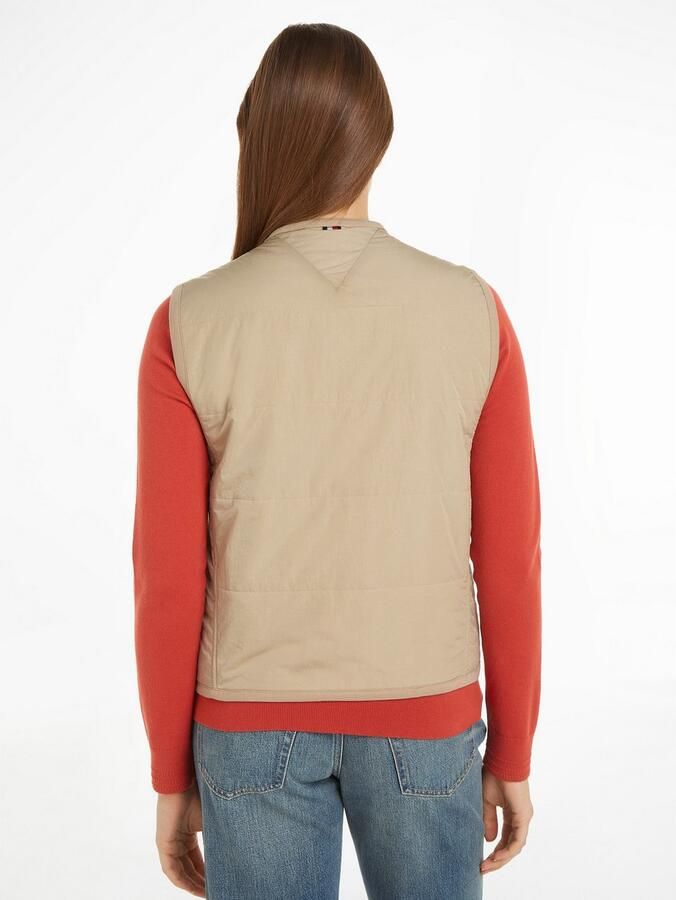 Tommy Hilfiger Bodywarmer JERSEY LINED VEST met tommy jeans-merklabel - Foto 4