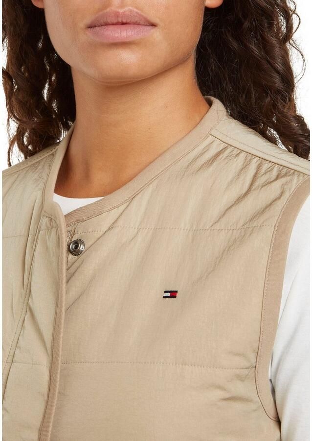 Tommy Hilfiger Bodywarmer JERSEY LINED VEST met tommy jeans-merklabel - Foto 5