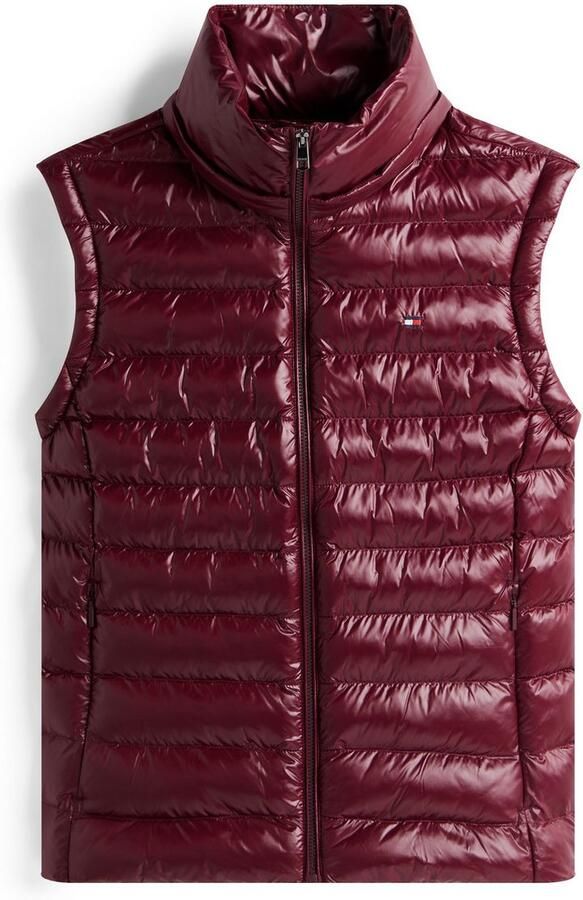 Tommy Hilfiger Bodywarmer LW PADDED SLIM VEST licht glanzende oppervlakte - Foto 4