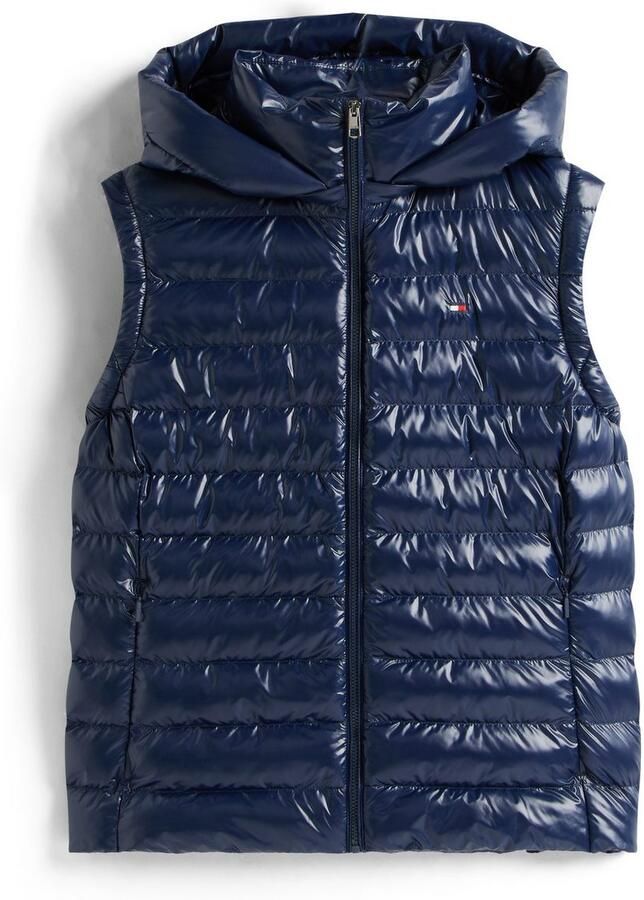Tommy Hilfiger Bodywarmer LW PADDED SLIM VEST licht glanzende oppervlakte - Foto 4