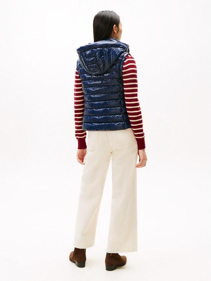 Tommy Hilfiger Bodywarmer LW PADDED SLIM VEST licht glanzende oppervlakte - Foto 3