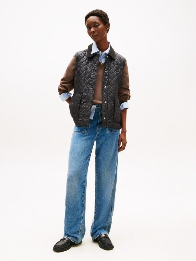 Tommy Hilfiger Bodywarmer PADDED NYLON SLIM QUILTED VEST