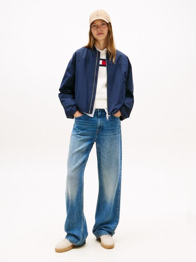 Tommy Hilfiger Regular fit bomberjack van katoenmix