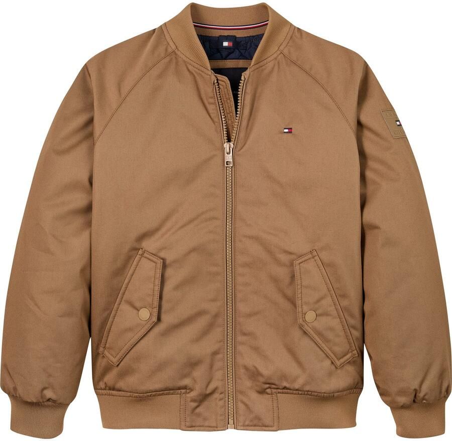 Tommy Hilfiger Teens Bomberjack met ribboorden