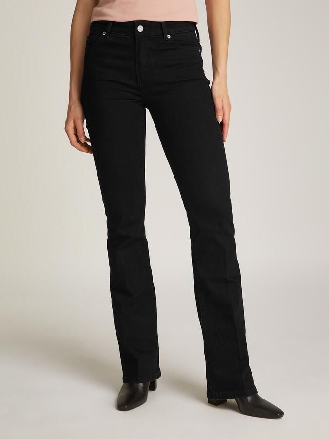 Tommy Hilfiger Bootcut jeans BOOTCUT REGULAR WAIST gemiddelde normale taillehoogte met persplooien met studs - Foto 5