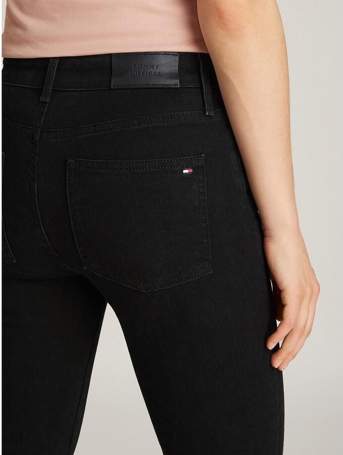 Tommy Hilfiger Bootcut jeans BOOTCUT REGULAR WAIST gemiddelde normale taillehoogte met persplooien met studs