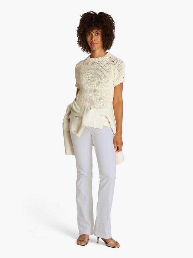 Tommy Hilfiger Bootcut jeans BOOTCUT REGULAR WAIST gemiddelde normale taillehoogte met persplooien met studs - Foto 3