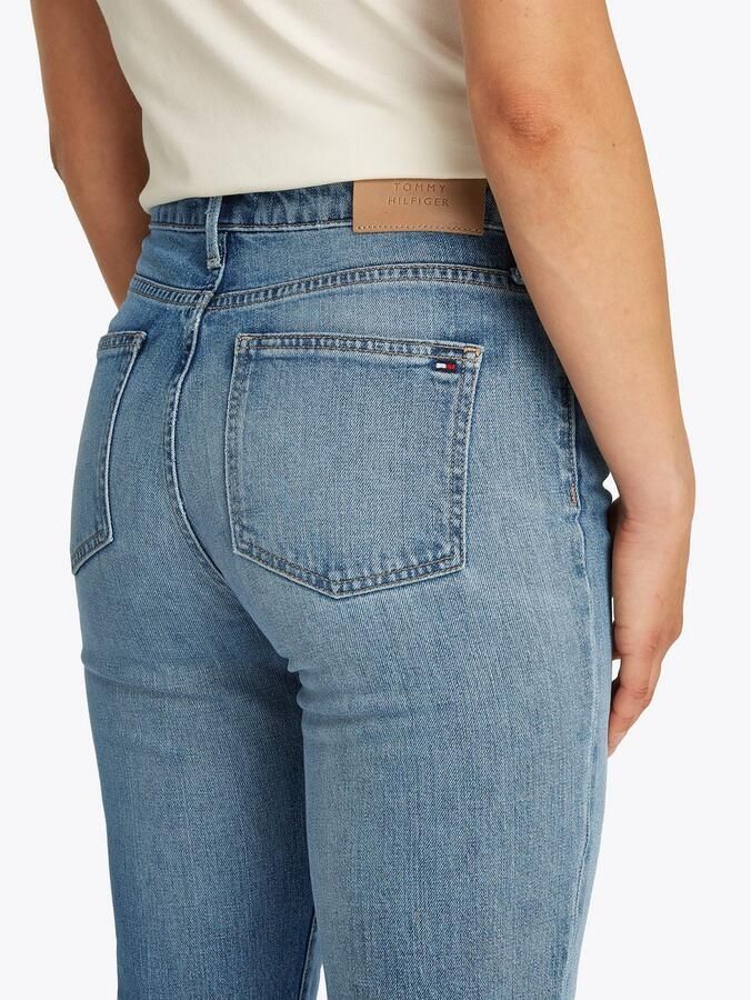 Tommy Hilfiger Bootcut jeans BOOTCUT REGULAR WAIST gemiddelde normale taillehoogte met persplooien met studs